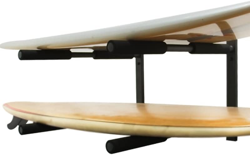 ASMSW Surfboard Storage Rack Hold 2 Surfboards, Sups, Paddle boards Metal Wall Mount Rack 2 Level Display Surf Rack Home and Garage Storage Mount - Image 5