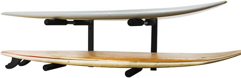 ASMSW Surfboard Storage Rack Hold 2 Surfboards, Sups, Paddle boards Metal Wall Mount Rack 2 Level Display Surf Rack Home and Garage Storage Mount - Image 4