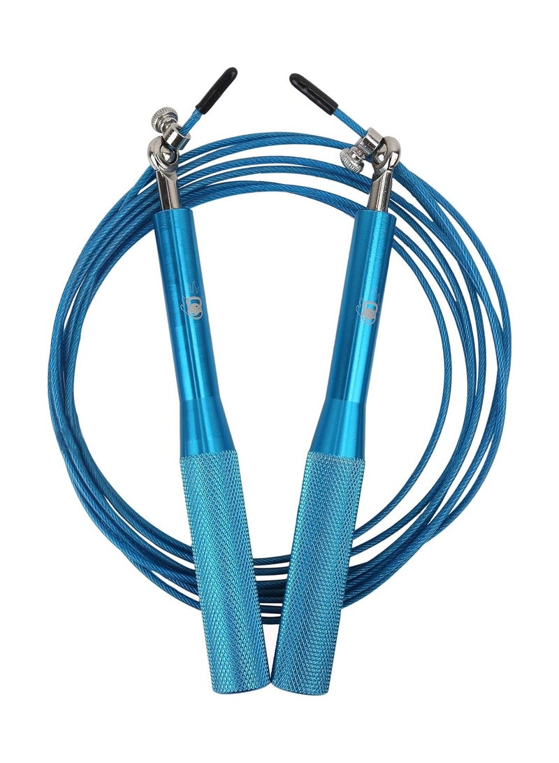 Burnlab Metallic Handle Skipping Rope (Blue) - Image 1