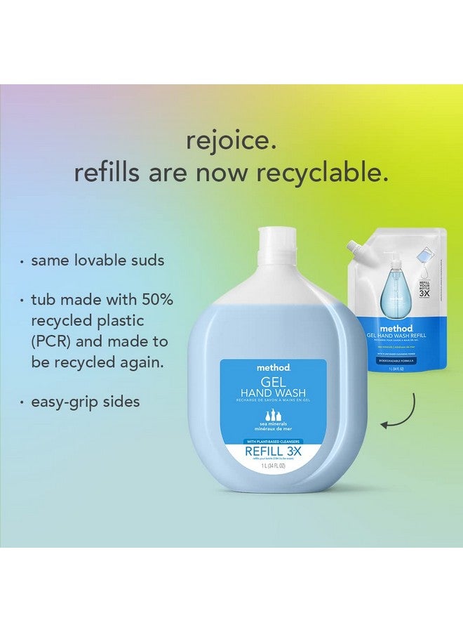 Method Gel Hand Soap Refill French Lavender Recyclable Bottle Biodegradable Formula 34 Oz (Pack Of 4) - Image 4