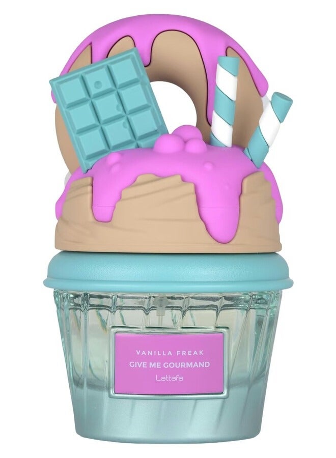 Lattafa Unisex Give Me Gourmand Vanilla Freak EDP Spray 2.53 oz Fragrances - Image 1