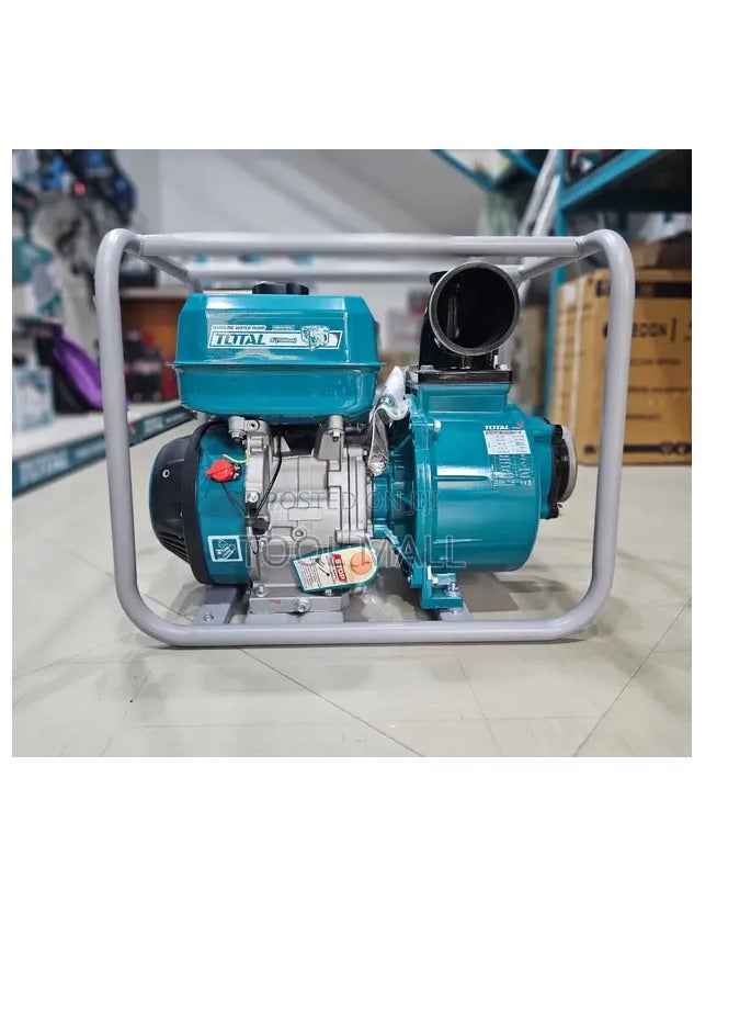 TOTAL TOTAL 9HP Gasoline Water Pump - 4" TOTAL Gasoline Pump, 1500L/min Max Flow, 30m Max Head Lift, 8m Max Suction, 270cc Engine, 6L Fuel Tank, Recoil Start – Ideal for Irrigation, Construction, and Drainage  - Image 2