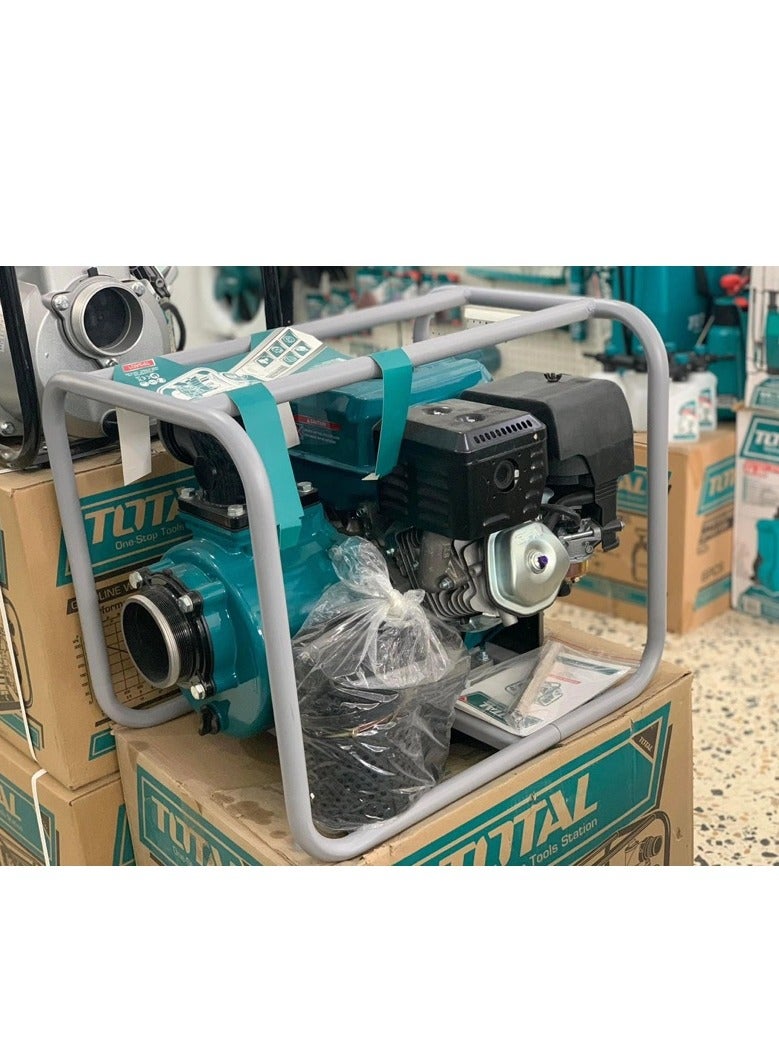 TOTAL TOTAL 9HP Gasoline Water Pump - 4" TOTAL Gasoline Pump, 1500L/min Max Flow, 30m Max Head Lift, 8m Max Suction, 270cc Engine, 6L Fuel Tank, Recoil Start – Ideal for Irrigation, Construction, and Drainage  - Image 5