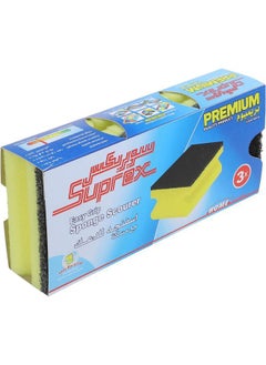 Suprex Easy Grip Sponge Scourer Pack of 9 with Anti Bacterial Technology Dish Washing Foam Sponge for Kitchen and Bathroom  - Image 5