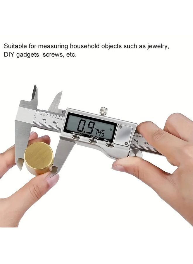 Digital Caliper Vernier Micrometer 0 150mm Stainless Steel Large LCD Inch Metric Conversion - Image 4