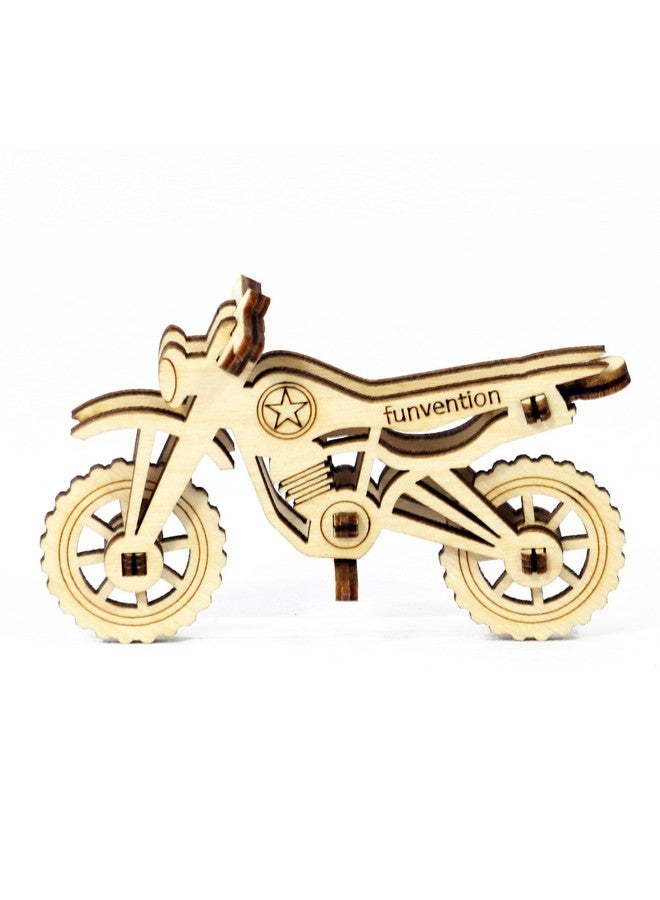 Funvention Birthday Return Gifts (Pack of 6) Fun Fidgets - Bike | DIY Miniature Mechanical Models 3D Puzzle Return Favours for Kids Birthday Party 5+ Years Made in India Toys - Image 3