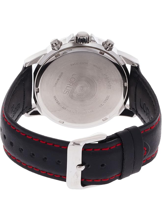 LORUS Sport Man Mens Analog Quartz Watch With Leather Bracelet Rm313Fx9 - Image 2