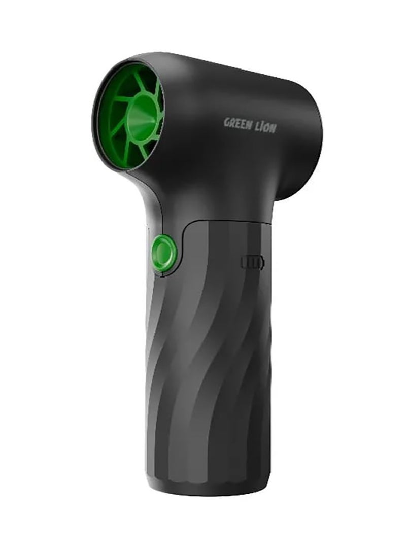 GREEN LION Jetflow Air Blower with 3 Speed Gear & 3 Nozzles / High Speed Brushless Motors / Handheld Duster / Rechargeable Battery / 15-75 min Working Time - Black - Image 1
