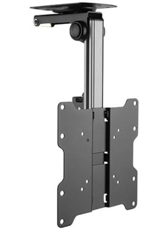 Skilltech Telescopic LCD TV Ceiling Mount – Adjustable Ceiling Bracket for 26"–75" Screens, VESA Compatible, 360° Rotation, Heavy-Duty Steel, Detachable Panel – Black - SH 2022CM - Image 1