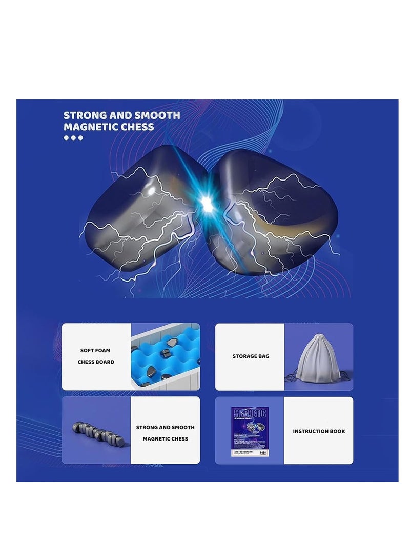 DMG TECH Magnetic Chess Game Set Magnet Game Magnetic Stones Game Magnet Board Game - Image 5