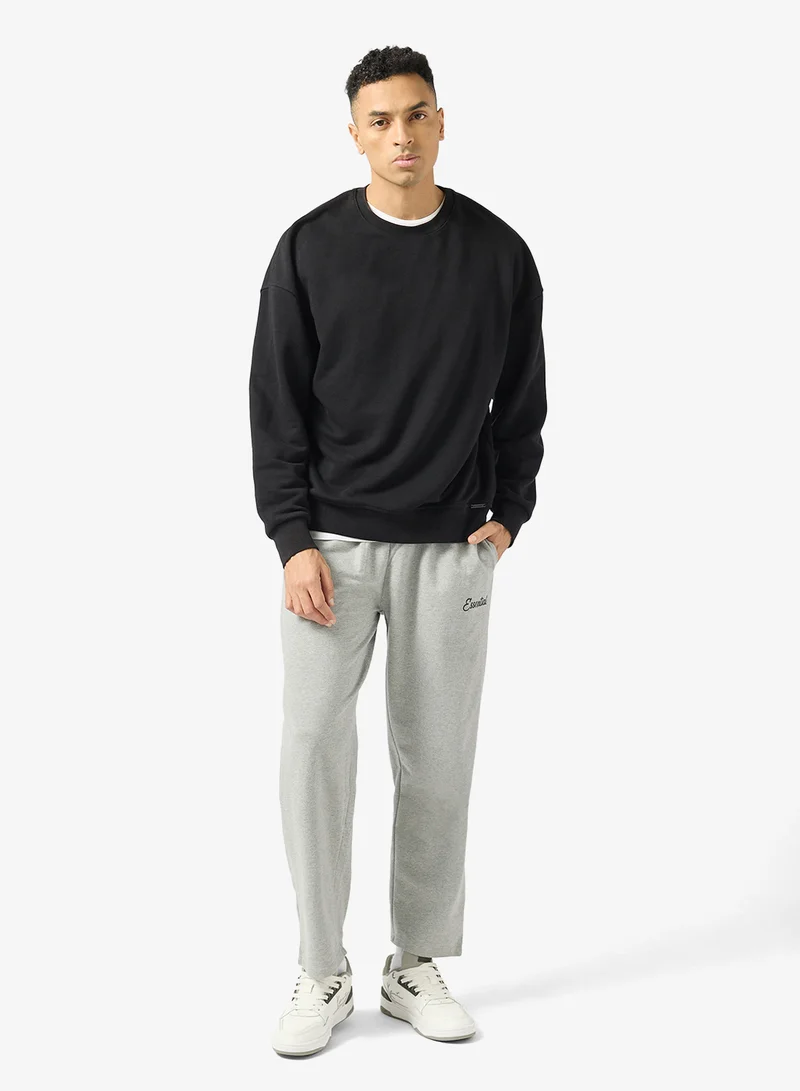 Seventy Five Text Print Relaxed Fit Joggers