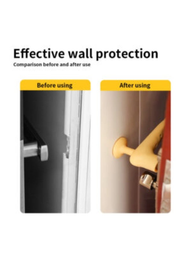 Hand-Held Silicone Door Stopper – Anti-Collision, Noise Reduction, Wall & Paint Protector  - Image 2
