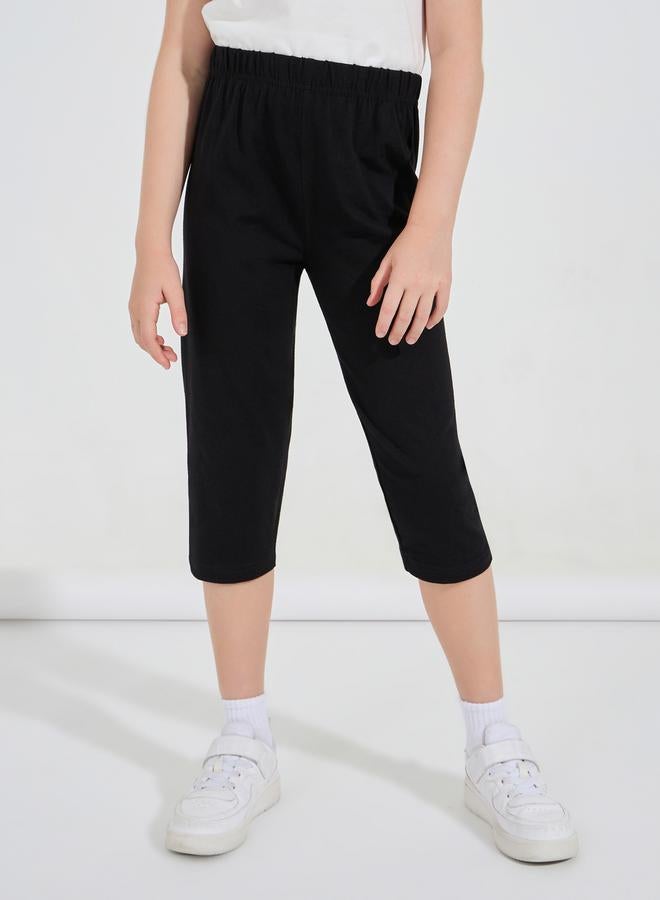 Styli Basic Capri Length Leggings  - Image 1