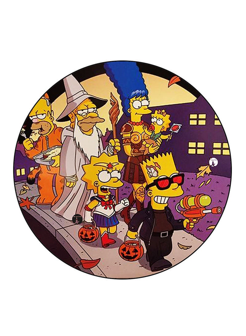 RKN Simpsons Printed Mouse Pad  Multicolour