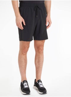 CALVIN KLEIN Calvin Klein Men's Woven Shorts - Sportswear - Polyester , Black  - Image 1