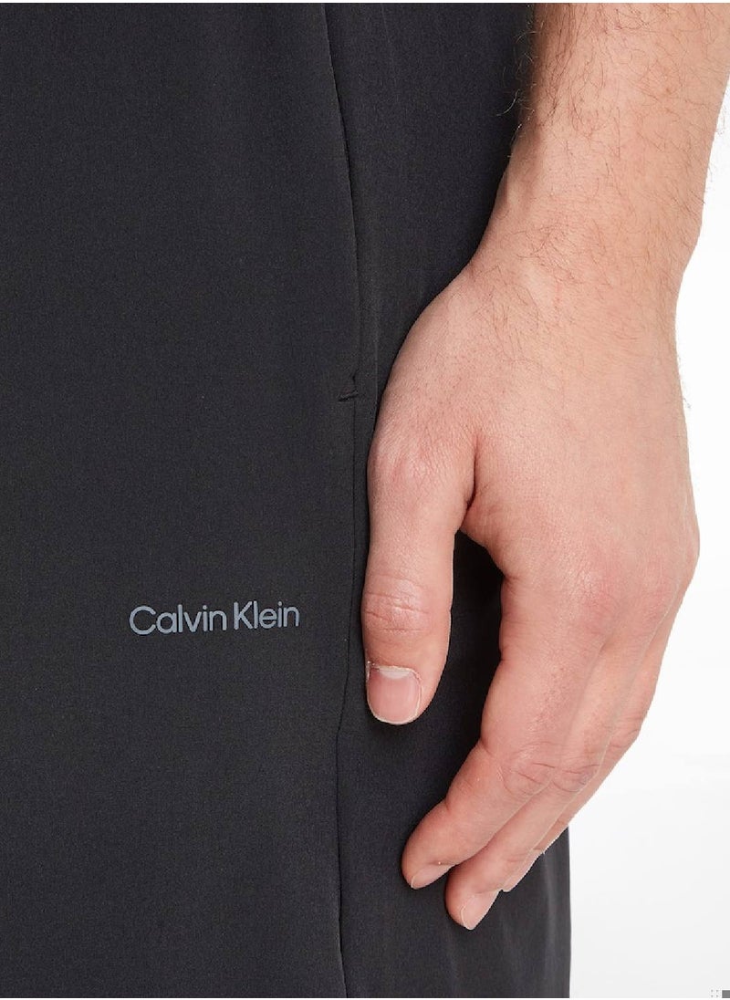 CALVIN KLEIN Calvin Klein Men's Woven Shorts - Sportswear - Polyester , Black  - Image 5