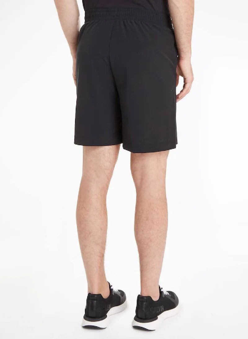 CALVIN KLEIN Calvin Klein Men's Woven Shorts - Sportswear - Polyester , Black