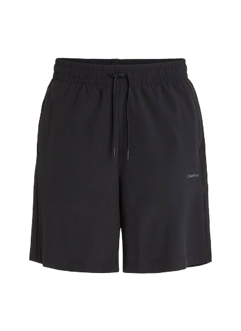 CALVIN KLEIN Calvin Klein Men's Woven Shorts - Sportswear - Polyester , Black  - Image 2