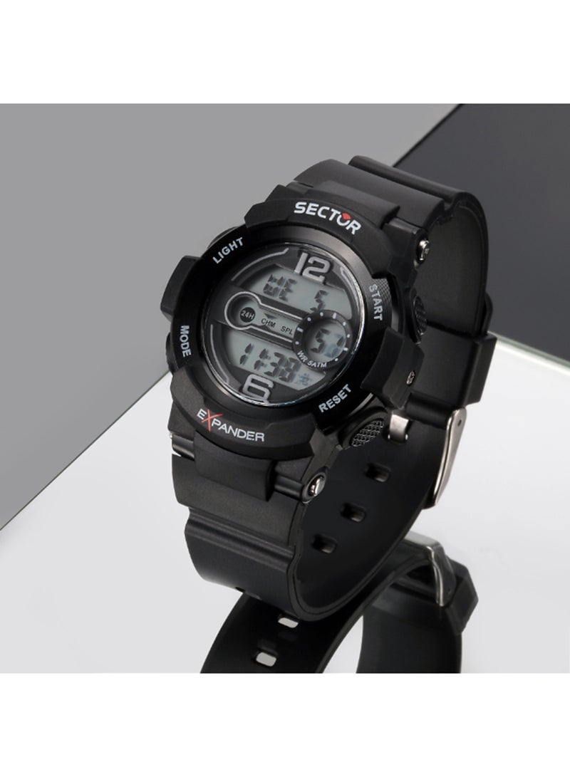 Sector Men's 40MM Black, Matt Dial Black Polyurethane Watch - R3251525001 - Image 3