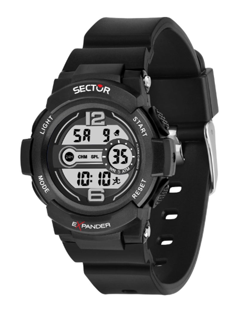 Sector Men's 40MM Black, Matt Dial Black Polyurethane Watch - R3251525001 - Image 1