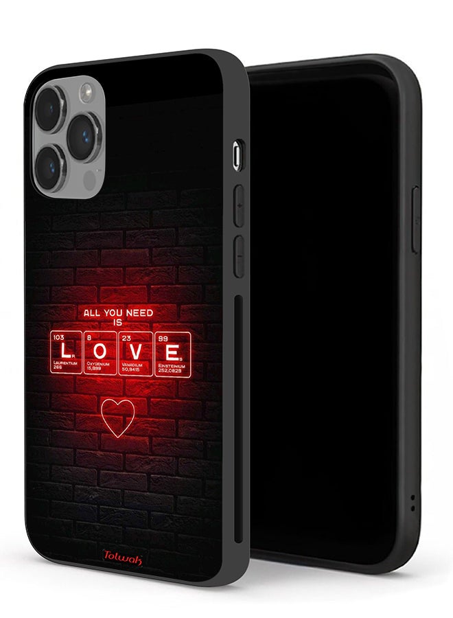 Tolwak Apple iPhone 14 Pro Protective Case All You Need Is Love - Image 1
