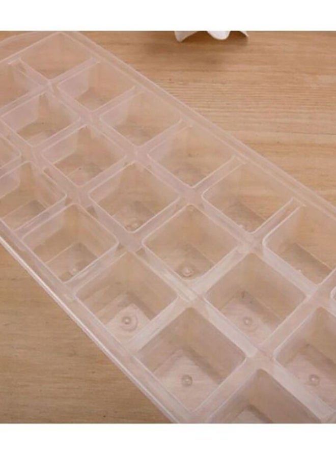 إسكدنيا صينية مكعبات ثلج من البلاستيك شفاف 22سم - Image 4