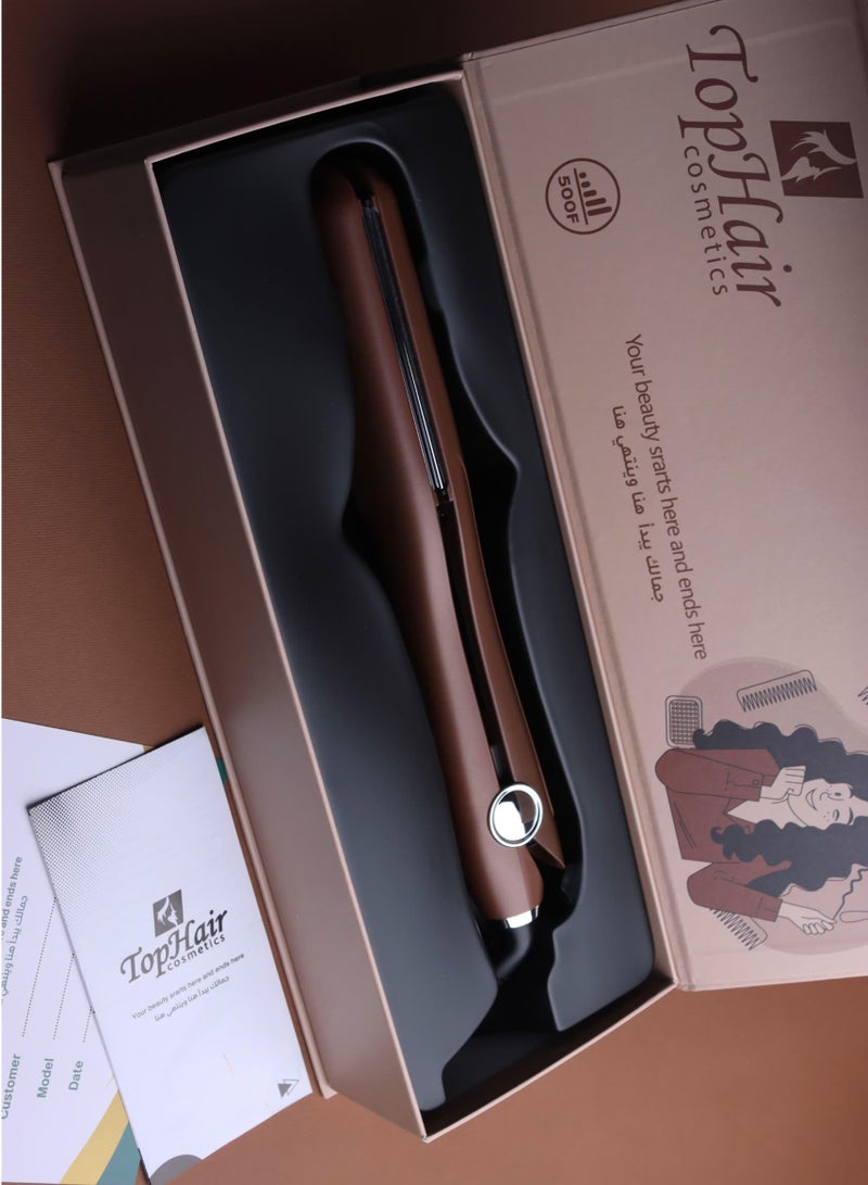 TopHair Professional Titanium Hair Straightener – Heats up to 500°F, Digital Display, Auto Shut-Off - Image 4