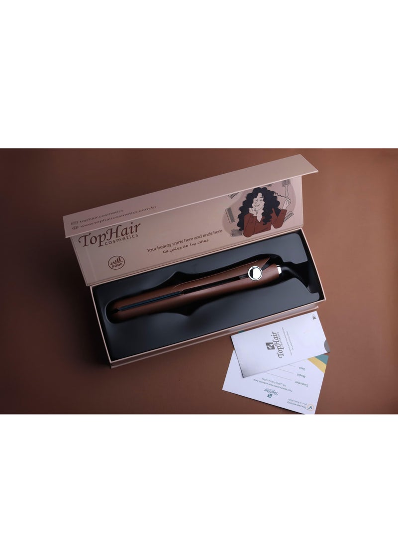 TopHair Professional Titanium Hair Straightener – Heats up to 500°F, Digital Display, Auto Shut-Off - Image 2