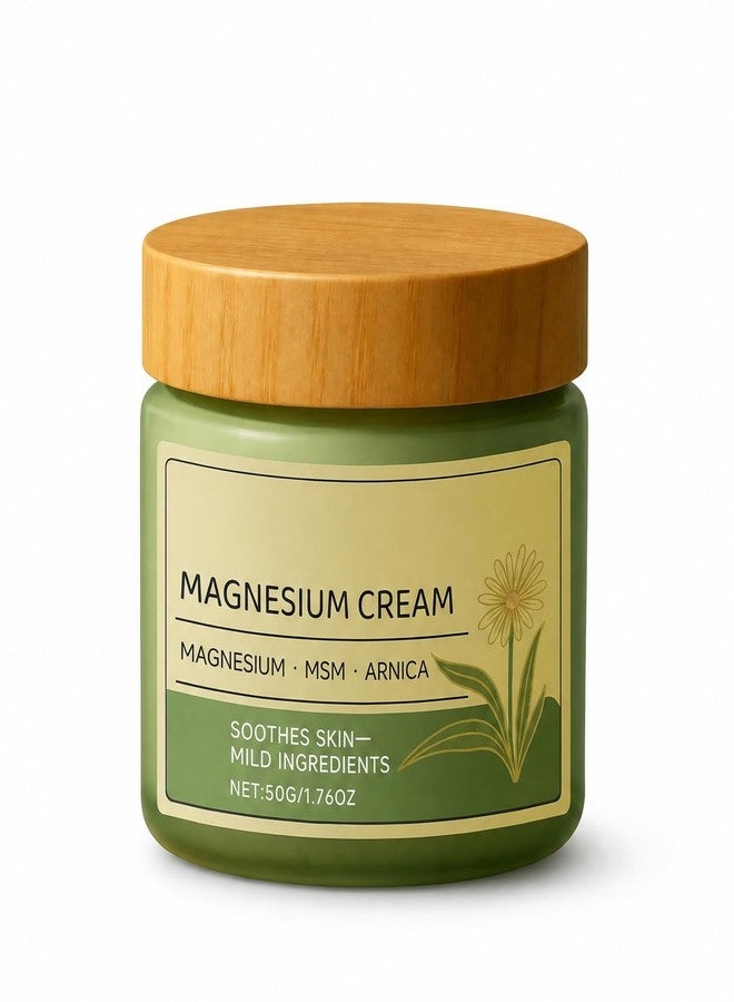 CHAOGKM Total Relief Magnesium Cream，Total Relief Soothing Nerve Magnesium Cream with MSM & Arnica，Nerve & Skin Soothing, Deeply Relaxes Muscles & Nourishes the Skin, Daily Skincare & Relaxation - Image 1