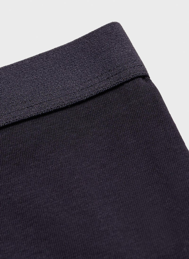 Mango Man 3-Pack Of Blue Cotton Boxer Shorts  - Image 3