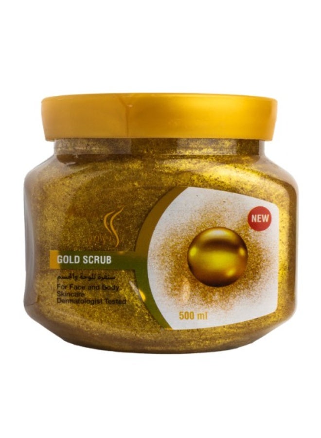 ALARAYS GOLD SCRUB FACE AND BODY 500ML - Image 1