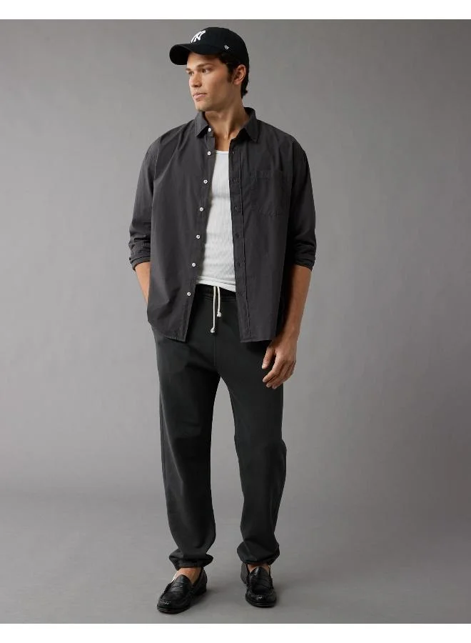 American Eagle AE Everyday Poplin Button-Up Shirt