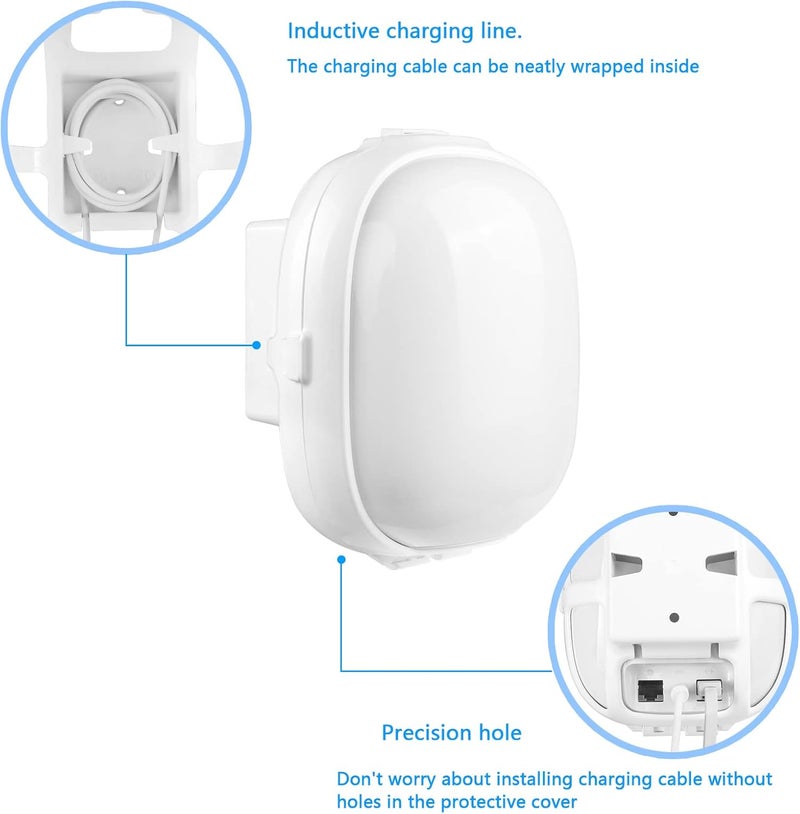 XLTTYWL طقم تثبيت الحائط XLTTYWL Deco WiFi 7، حامل راوتر Deco BE63/BE65/BE67/BE10000/BE9300/BE14000& XE75 Pro XE75 X80 X75 وإدارة الكابلات لـ TP Decos 7 تري-باند WiFi 7/6/6E (4 قطع) - Image 4