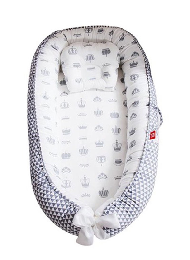Baby Life Baby Nest 100% Organic Breathable Baby Portable Crib 