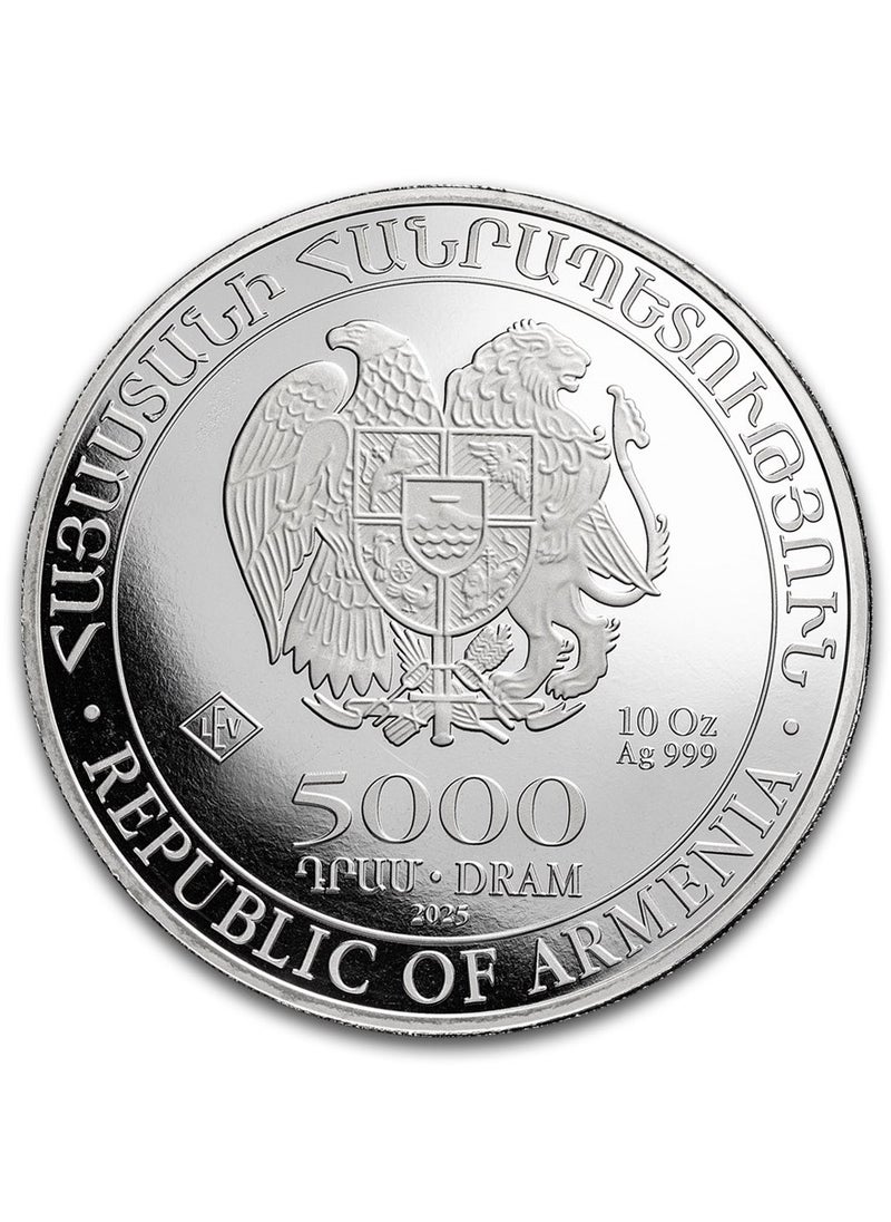 Geiger Armenia Noah's Ark Silver 10 oz Coin  - Image 1