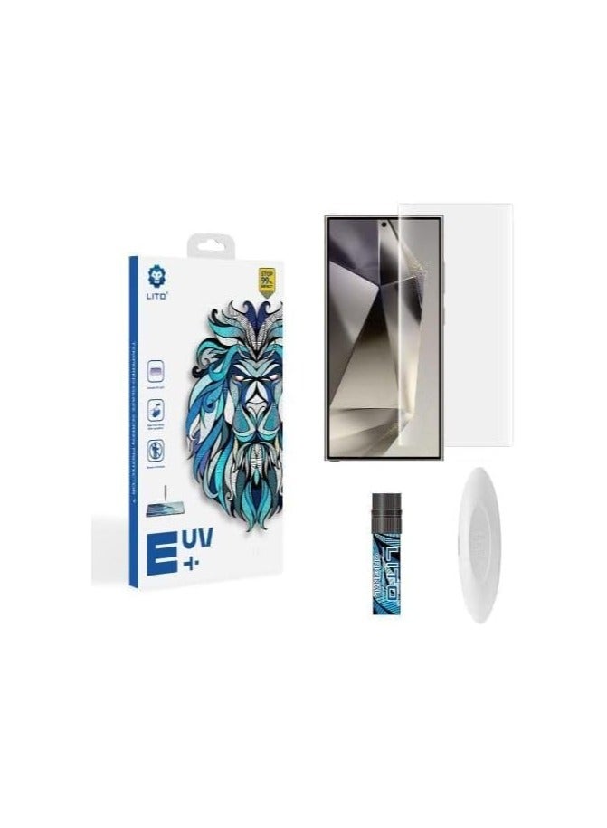 ليتو واقي شاشة زجاجي مقوى مقاوم للأشعة فوق البنفسجية متوافق مع هاتف Reno 12، مقاوم للغاية، مقاوم للكسر، مقاوم للخدش، خالٍ من الفقاعات، مناسب للحافظات - Image 1