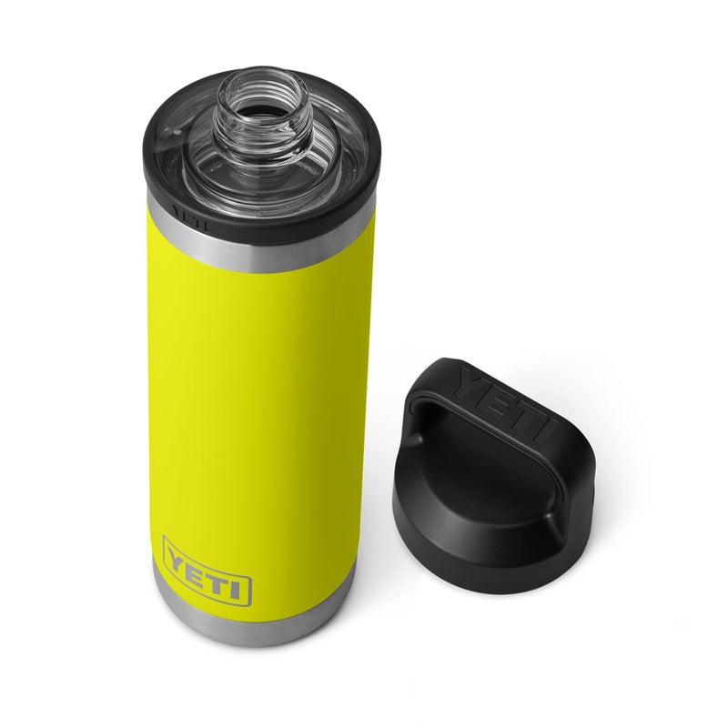 YETI Rambler 18 oz Bottle  Leakproof  Vacuum Insulated  Stainless Steel with Chug Cap  Firefly Yellow - Image 1