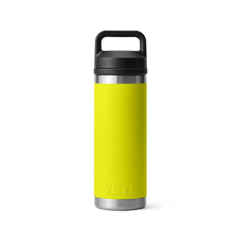 YETI Rambler 18 oz Bottle  Leakproof  Vacuum Insulated  Stainless Steel with Chug Cap  Firefly Yellow - Image 5