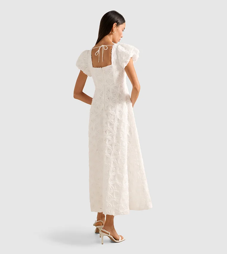 Forever New  Flynn Floral Texture Midi for Women | Best Price UAE