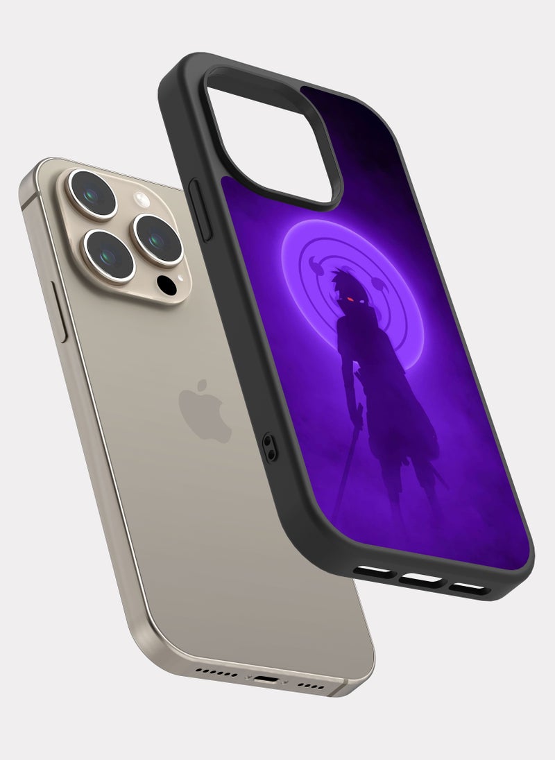 بكسلات كفر ايفون 15 برو ساسوكي ناروتو بنفسجي - Image 2