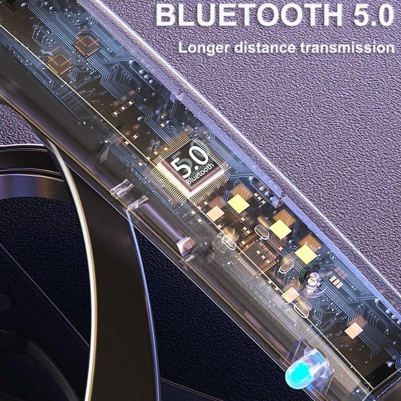 نظارات ، نظارات شمسية صوتية بلوتوث ، نظارات شمسية بلوتوث الشمسية ، نظارات ذكية بأسلوب الأذن المفتوحة ، استمع إلى الموسيقى والمكالمات مع الصوت لأعلى وأسفل ، نظارات صوتية بلوتوث 5.0 و IP44 مقاومة للماء - Image 3