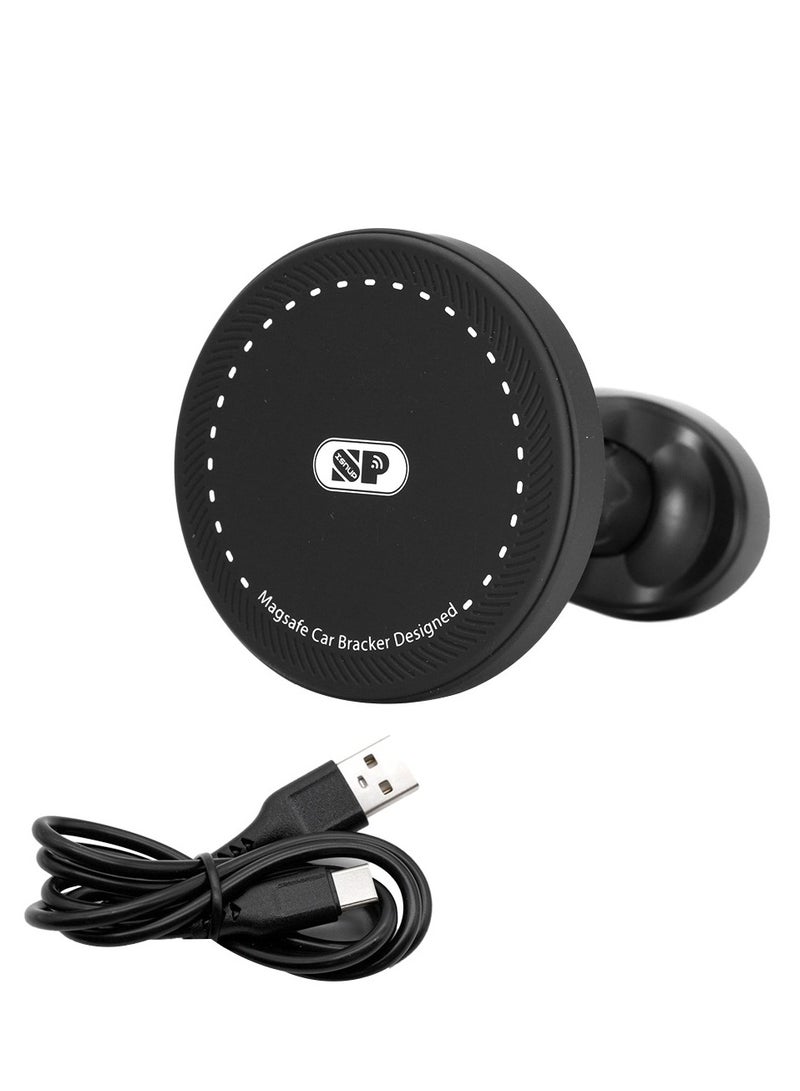 سناب ستاند سيارة مع شاحن لاسلكي - Image 2