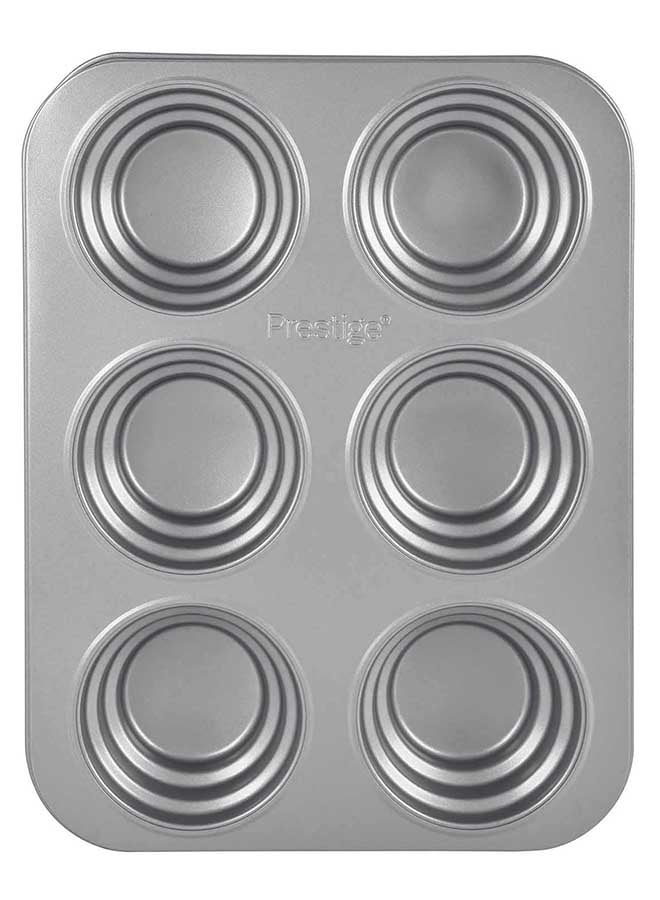 Prestige Bakemaster 2 Circle Cakelette Pan Chrome 0.6cm - Image 3