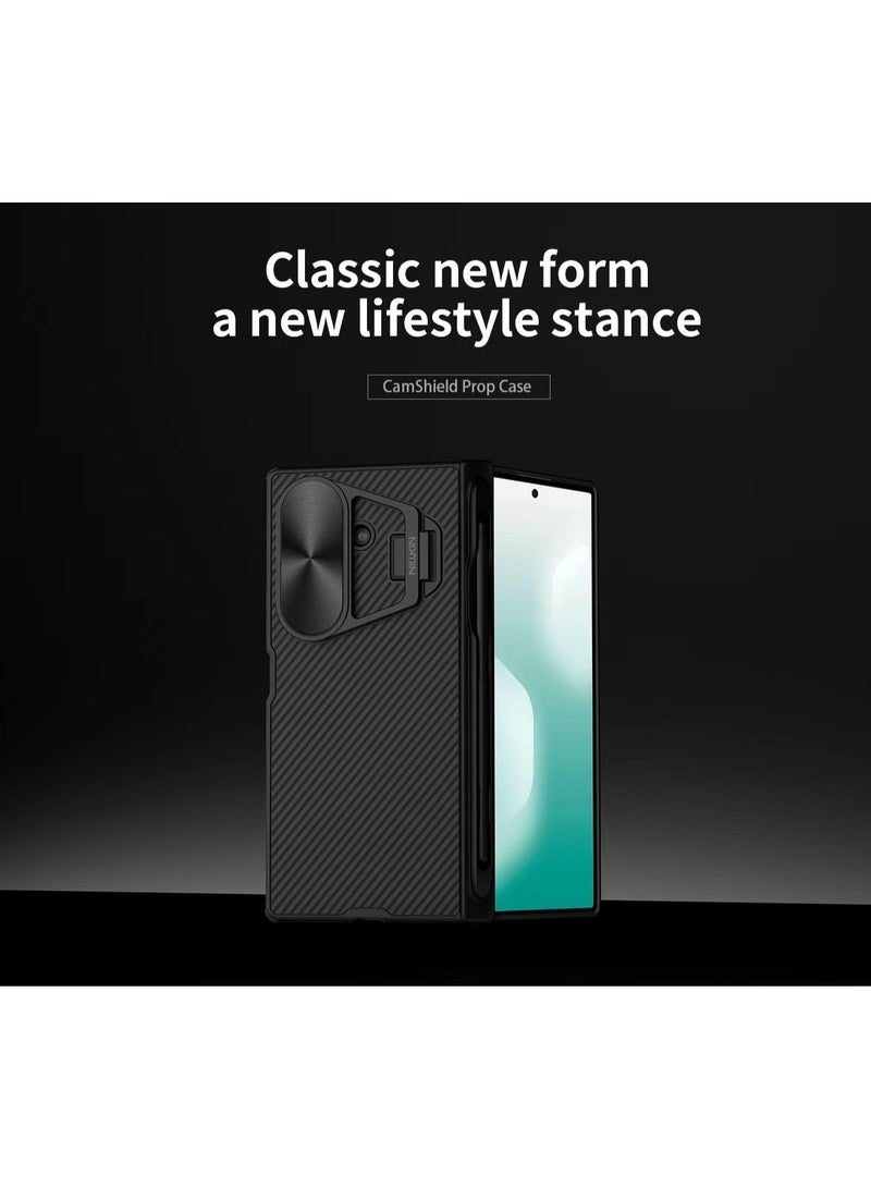 Nillkin Case for Samsung Galaxy Z Fold 7 5G  Camshield Prop Case,Built-In Kickstand with Camera Cover and S-Pen, Anti-Scratch Foldable Case Suitable For Galaxy Z Fold 7 5G - Image 5