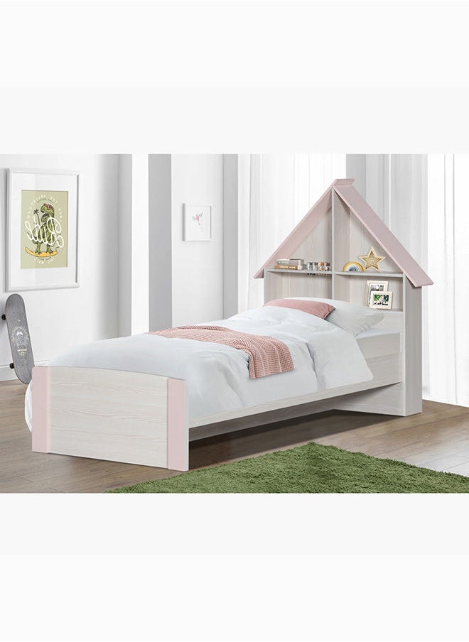 Home Box سرير فردي من آنا مع مساحة تخزين على لوح الرأس 222 × 134.6 × 98.5 سم  - Image 1