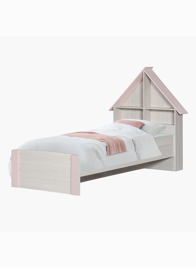 Home Box سرير فردي من آنا مع مساحة تخزين على لوح الرأس 222 × 134.6 × 98.5 سم  - Image 3