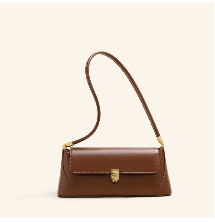 Fashionable Retro Women'S Bag, High-End Niche Shoulder Bag, Versatile Commuter Underarm Bag, Portable French Style - Image 1