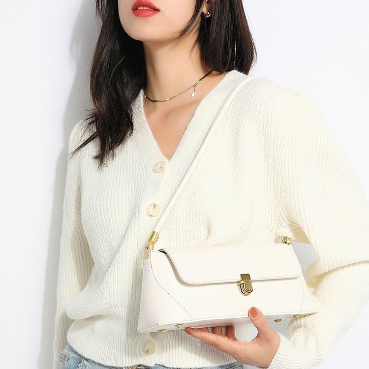 Fashionable Retro Women'S Bag, High-End Niche Shoulder Bag, Versatile Commuter Underarm Bag, Portable French Style - Image 4