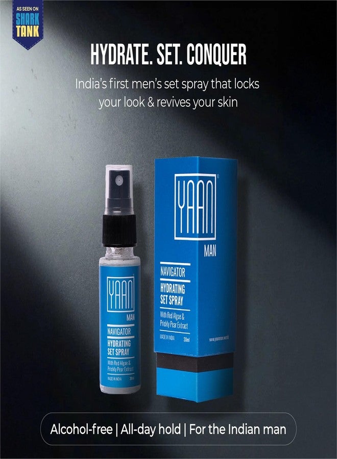 Yaan Man Hydrating Set Spray | Long Lasting Make-up Fixer For Men | Natural Finish | Alcohol Free | 30ml - Image 2