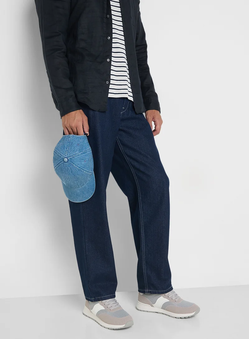 سفنتي فايف Casual Mesh And Suede Sneakers